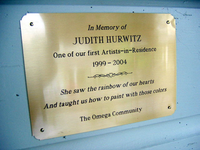 Art Hut plaque